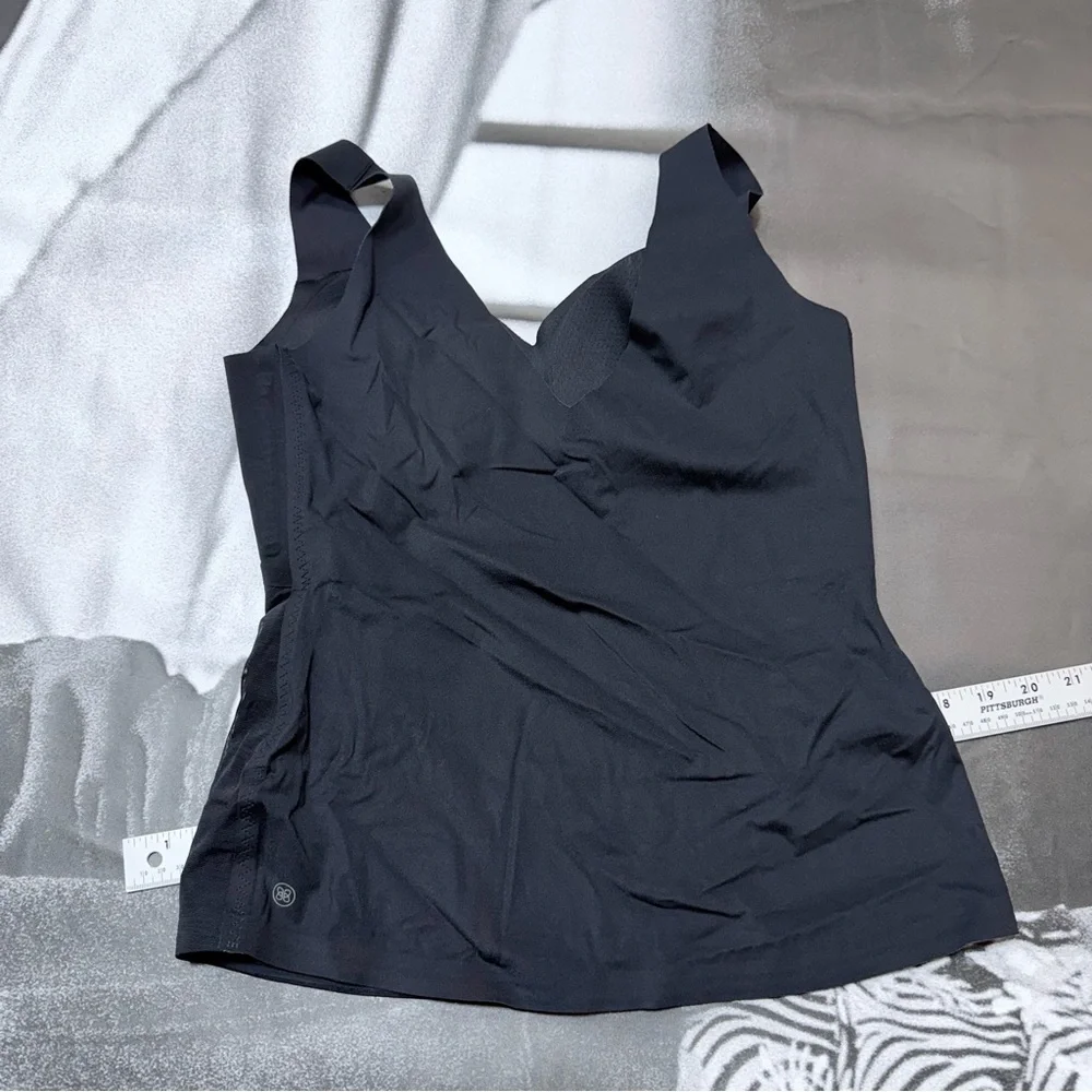 Honeylove Women’s Sz Large Liftwear Black Cami Tank Top A38